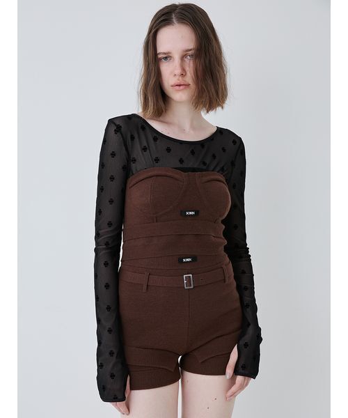 SORIN(ソリン )の「Double Rib Knit Short Pants/ダブルリブニットショートパンツ(その他パンツ・レディース・ブラウン/ライム/ダークグレー・38)」の20枚目の写真