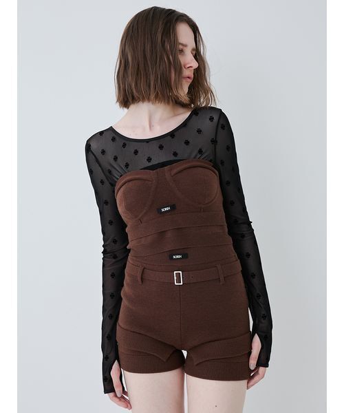 SORIN(ソリン )の「Double Rib Knit Short Pants/ダブルリブニットショートパンツ(その他パンツ・レディース・ブラウン/ライム/ダークグレー・38)」の21枚目の写真