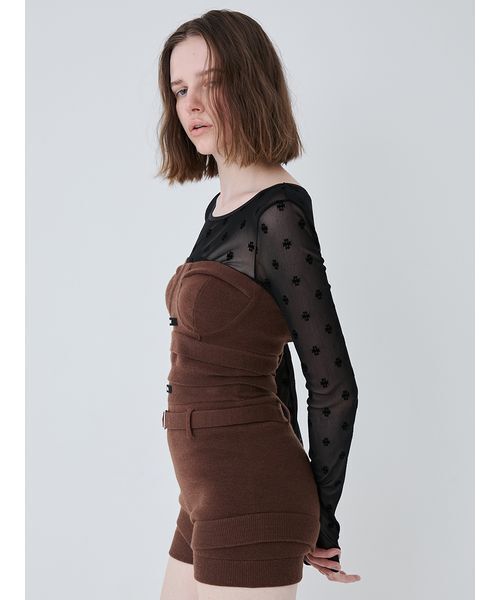 SORIN(ソリン )の「Double Rib Knit Short Pants/ダブルリブニットショートパンツ(その他パンツ・レディース・ブラウン/ライム/ダークグレー・38)」の22枚目の写真