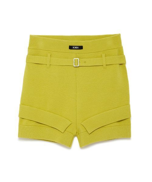 SORIN(ソリン )の「Double Rib Knit Short Pants/ダブルリブニットショートパンツ(その他パンツ・レディース・ブラウン/ライム/ダークグレー・38)」の8枚目の写真