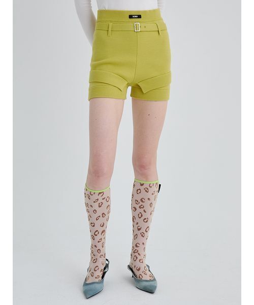 SORIN(ソリン )の「Double Rib Knit Short Pants/ダブルリブニットショートパンツ(その他パンツ・レディース・ブラウン/ライム/ダークグレー・38)」の10枚目の写真