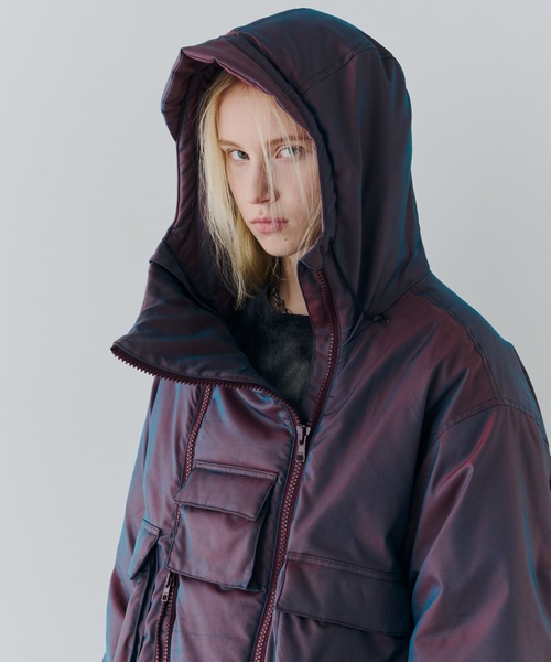 AIVER（アイバー）の「AIVER　イリディセントパファーブルゾン（ブルゾン・メンズ・ブラック/ライトブルー/レッド・SMALL/MEDIUM/LARGE）」の21枚目の写真