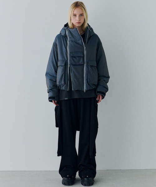 AIVER（アイバー）の「AIVER　イリディセントパファーブルゾン（ブルゾン・メンズ・ブラック/ライトブルー/レッド・SMALL/MEDIUM/LARGE）」の13枚目の写真