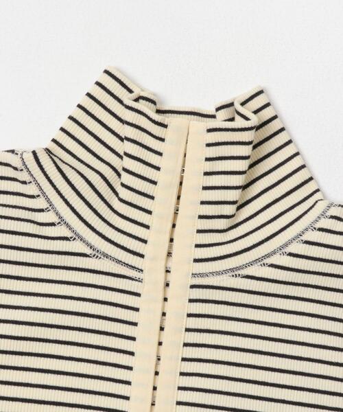 KBF（ケイビーエフ）の「タートルホックボーダートップス（Tシャツ/カットソー・レディース・ホワイト系その他/ブラウン系その他/グレー系その他・ONE）」の12枚目の写真