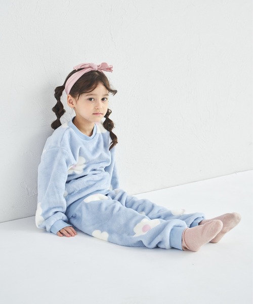 pairmanon(ペアマノン)の「ふわふわ アソート 総柄 ガールズ パジャマ(ルームウェア/パジャマ・キッズ・ホワイト系その他/アイボリー/ライトブルー・100/110/120/130/140/150/90)」の17枚目の写真