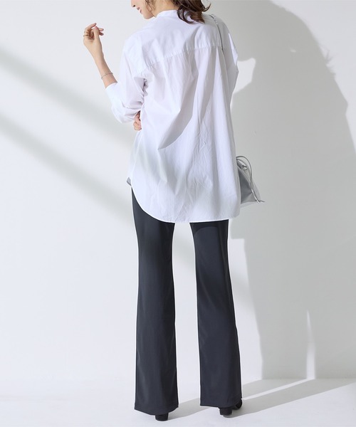 ReDial(リダイアル)の「裾スリットパンツ(その他パンツ・レディース・ブラック・M/L/MT/LT)」の6枚目の写真