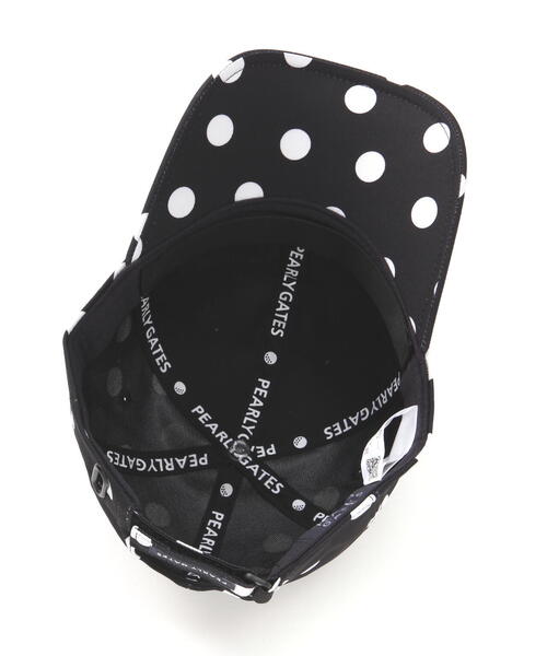 PEARLY GATES（パーリーゲイツ）の「【PEARLY GATES】ランダムドット柄キャップ (UNISEX)（キャップ・レディース・ダークブルー・FREE）」の11枚目の写真