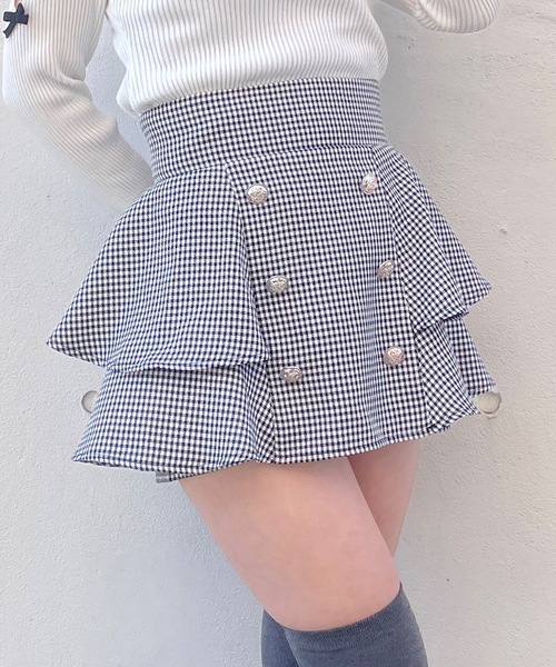 abc une face(アーベーセーアンフェイス)の「ティアードスカパン(スカート・レディース・チャコールグレー/ブラック/グレー系その他/ブラック系その他/グレー・FREE)」の21枚目の写真