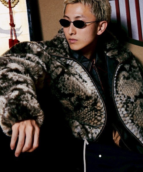 セール】DankeSchon/ダンケシェーン/ECO FUR STAND BLOUSON PISON