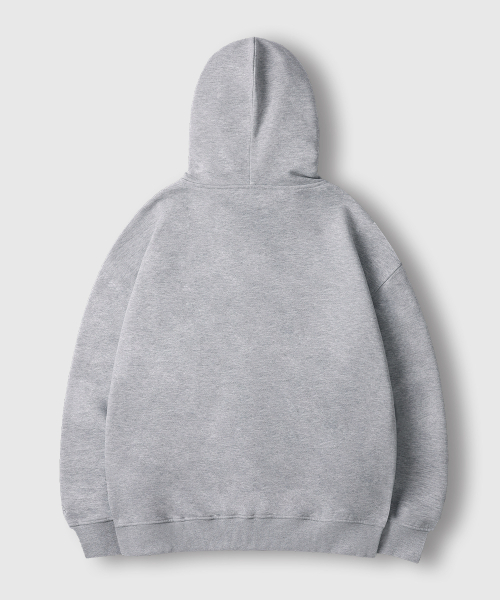 LEMAIN SECOND（リメインセカンド）の「2WAY OVERFIT SWEAT HOOD ZIP-UP [GRAY] - FLEECE ver（パーカー・レディース・その他・X-LARGE/MEDIUM/LARGE）」の9枚目の写真