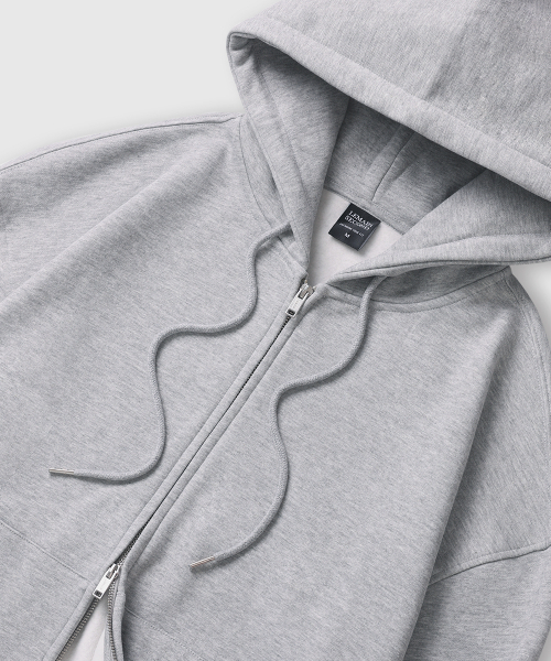 LEMAIN SECOND（リメインセカンド）の「2WAY OVERFIT SWEAT HOOD ZIP-UP [GRAY] - FLEECE ver（パーカー・レディース・その他・X-LARGE/MEDIUM/LARGE）」の10枚目の写真