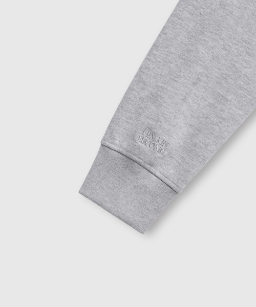 LEMAIN SECOND（リメインセカンド）の「2WAY OVERFIT SWEAT HOOD ZIP-UP [GRAY] - FLEECE ver（パーカー・レディース・その他・X-LARGE/MEDIUM/LARGE）」の3枚目の写真