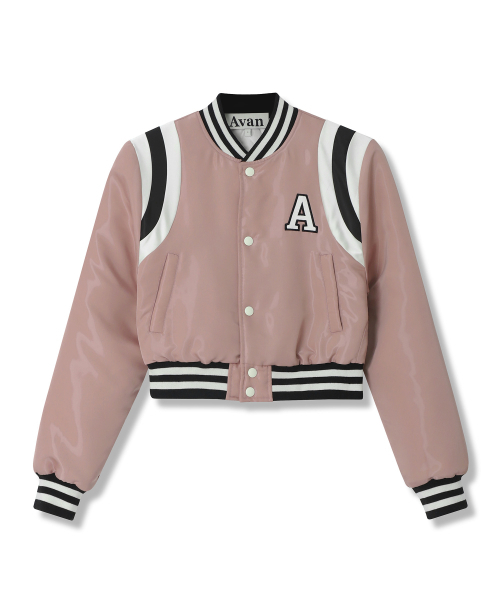 AVANDRESS(アバンドレス )の「Atlantis Rose Crop Varsity Jacket PINK(ブルゾン・レディース・PINK・MEDIUM/SMALL)」の2枚目の写真