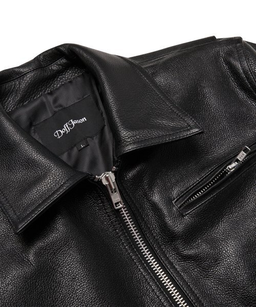 牛革シングルジャケット（ライダースジャケット）｜DOFFJASON（ドフ