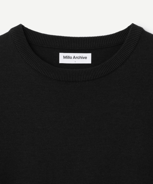 Millo Archive（ミロ アーカイブ）の「クロップイージーニットウェア[ブラック]（ニット/セーター・メンズ・その他・MEDIUM/LARGE/X-LARGE）」の2枚目の写真