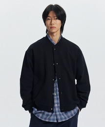 FRIZMWORKS（フリズムワークス）の「SWEAT VARSITY JACKET _ BLACK（スタジャン）」