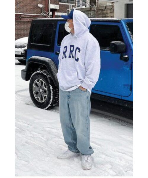 Retriever Club（レトリーバークラブ）の「RRC ARCH APPLIQUE HOODIE [MELANGE GRAY]（パーカー・レディース・その他・SMALL/MEDIUM）」の11枚目の写真