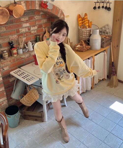 WaiKei（ワイケイ）の「マルチーズクルー スウェット ブラック（スウェット・レディース・その他・2/1）」の8枚目の写真