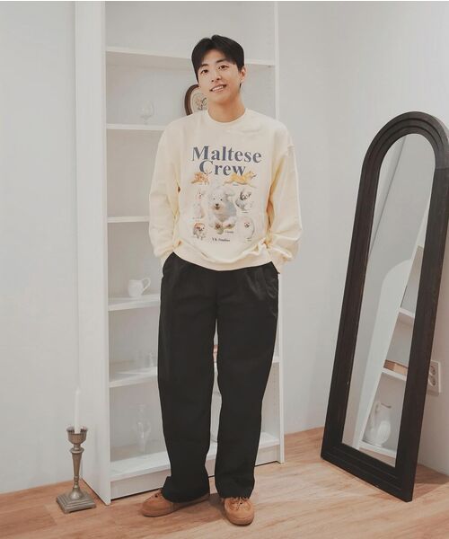 WaiKei（ワイケイ）の「マルチーズクルー スウェット ブラック（スウェット・レディース・その他・2/1）」の9枚目の写真