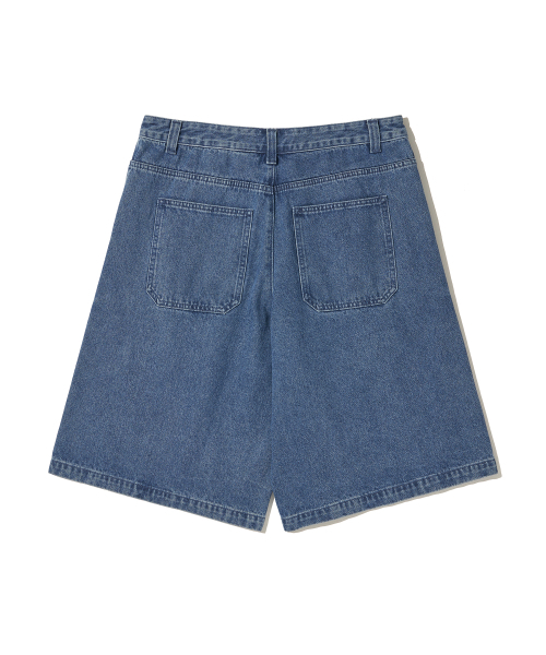 URBANDTYPE(アーバンディタイプ)の「カーブドミンゴウォッシングバミューダパンツ_インディゴ(デニムパンツ・レディース・その他・SMALL/MEDIUM/LARGE)」の3枚目の写真