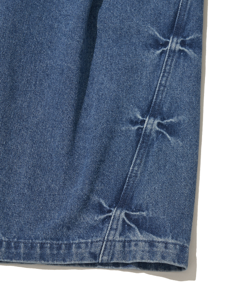 URBANDTYPE(アーバンディタイプ)の「カーブドミンゴウォッシングバミューダパンツ_インディゴ(デニムパンツ・レディース・その他・SMALL/MEDIUM/LARGE)」の7枚目の写真