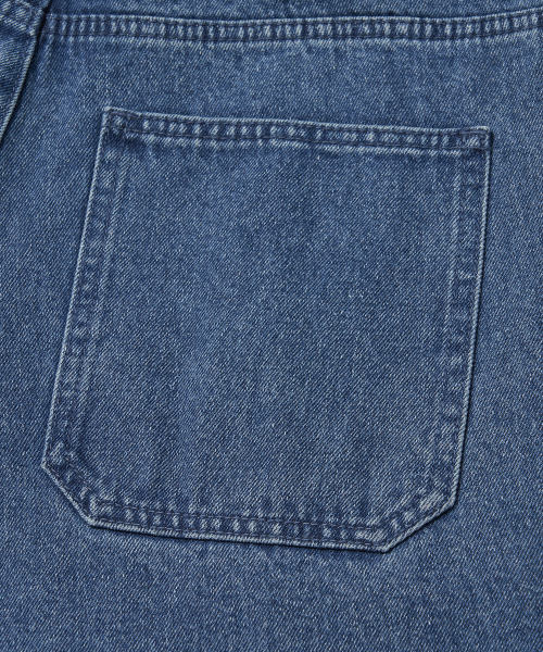 URBANDTYPE(アーバンディタイプ)の「カーブドミンゴウォッシングバミューダパンツ_インディゴ(デニムパンツ・レディース・その他・SMALL/MEDIUM/LARGE)」の8枚目の写真