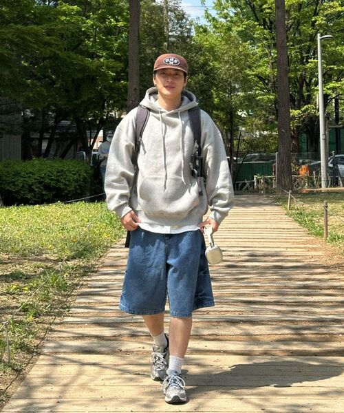 URBANDTYPE(アーバンディタイプ)の「カーブドミンゴウォッシングバミューダパンツ_インディゴ(デニムパンツ・レディース・その他・SMALL/MEDIUM/LARGE)」の9枚目の写真