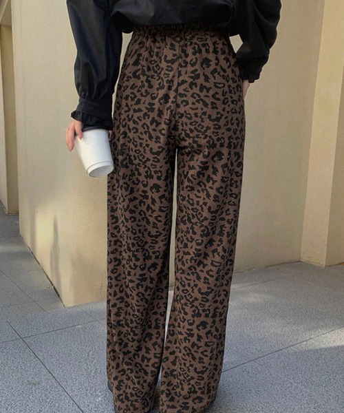 meJane（ミージェーン）の「レオパード柄 ワイドパンツ（その他パンツ・レディース・レオパード・S/M/L）」の6枚目の写真