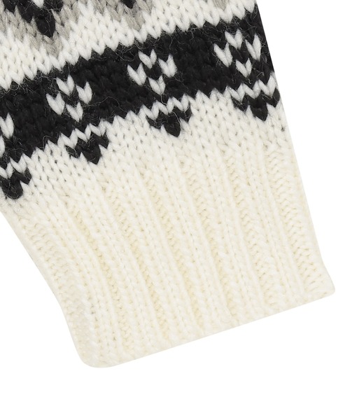 TOKYO SHIRTS（トウキョウシャツ）の「【Pitta Re:)】  求心 ジャカード カーディガン（カーディガン/ボレロ・レディース・ブラック/ブラウン・M/L）」の8枚目の写真