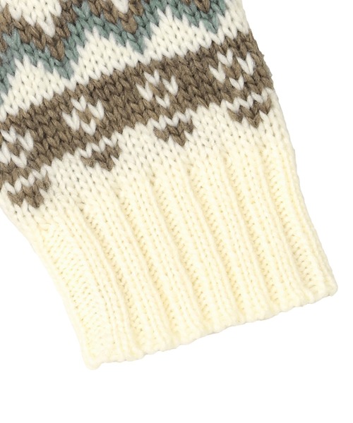 TOKYO SHIRTS（トウキョウシャツ）の「【Pitta Re:)】  求心 ジャカード カーディガン（カーディガン/ボレロ・レディース・ブラック/ブラウン・M/L）」の13枚目の写真