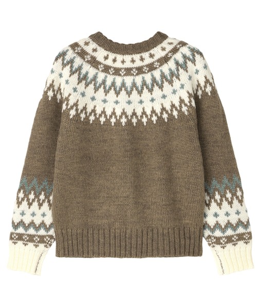 TOKYO SHIRTS（トウキョウシャツ）の「【Pitta Re:)】  求心 ジャカード カーディガン（カーディガン/ボレロ・レディース・ブラック/ブラウン・M/L）」の11枚目の写真