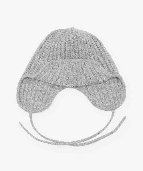 Afternoon Tea(アフタヌーンティー)の「ニットフライトハット(ハット・レディース・レッド/グレー・ONE SIZE)」の5枚目の写真