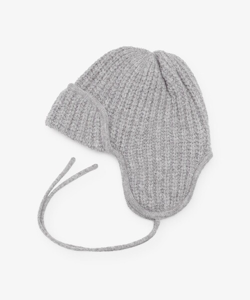 Afternoon Tea(アフタヌーンティー)の「ニットフライトハット(ハット・レディース・レッド/グレー・ONE SIZE)」の7枚目の写真