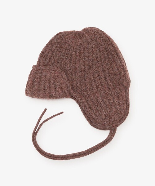 Afternoon Tea(アフタヌーンティー)の「ニットフライトハット(ハット・レディース・レッド/グレー・ONE SIZE)」の11枚目の写真