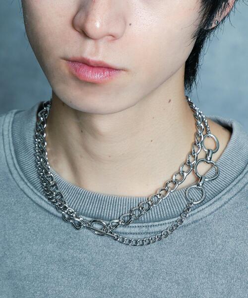 WEGO(ウィゴー)の「WEGO/コンビネーションチェーンチョーカー(チョーカー・メンズ・その他1/その他2/その他3・FREE)」の4枚目の写真