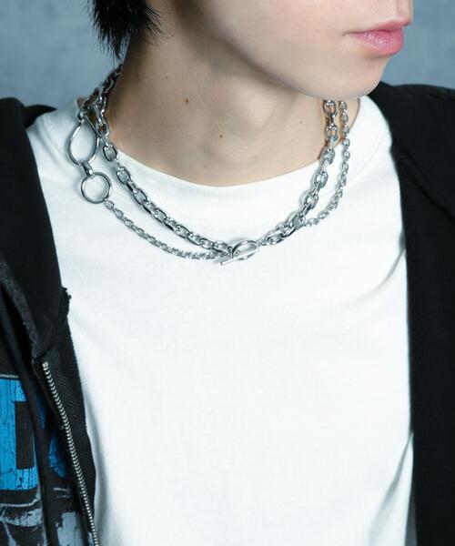 WEGO(ウィゴー)の「WEGO/コンビネーションチェーンチョーカー(チョーカー・メンズ・その他1/その他2/その他3・FREE)」の10枚目の写真