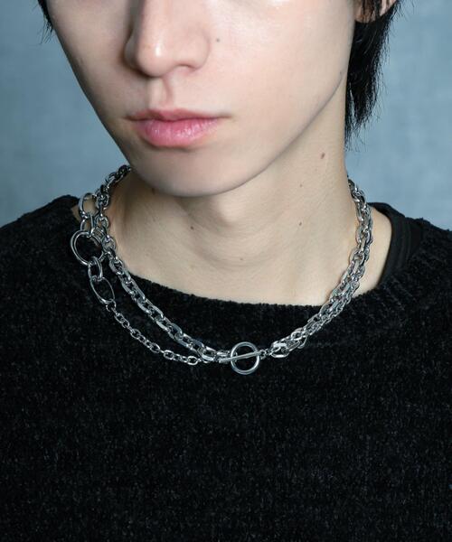 WEGO(ウィゴー)の「WEGO/コンビネーションチェーンチョーカー(チョーカー・メンズ・その他1/その他2/その他3・FREE)」の13枚目の写真