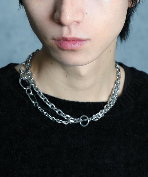 WEGO(ウィゴー)の「WEGO/コンビネーションチェーンチョーカー(チョーカー・メンズ・その他1/その他2/その他3・FREE)」の15枚目の写真