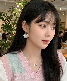 【Sonu jewelry（ソヌジュエリー）】パール×フラワーモチーフピアス  oku-pier15-3【RBTS】