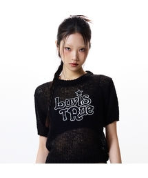 IM STAR PATCH KNIT(BLACK)