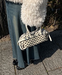 UNE MANSION | 【カバンのサイズが選べる】トレンドドットパターンミニバッグ(ショルダーバッグ)