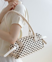 UNE MANSION（ユヌマンション）の「【カバンのサイズが選べる】トレンドドットパターンミニバッグ（ショルダーバッグ）」