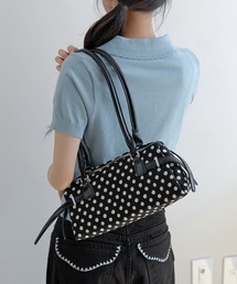 UNE MANSION（ユヌマンション）の「【カバンのサイズが選べる】トレンドドットパターンミニバッグ（ショルダーバッグ）」