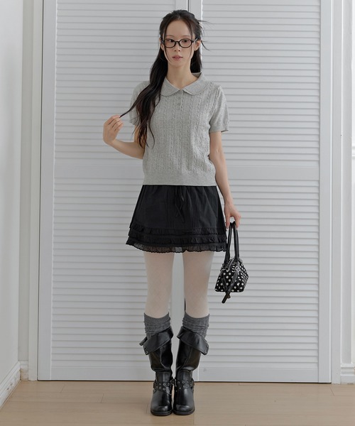 UNE MANSION（ユヌマンション）の「【カバンのサイズが選べる】トレンドドットパターンミニバッグ（ショルダーバッグ・レディース・ブラウン系その他2/ブラック系その他/ホワイト系その他2/ブラウン系その他/ブラック系その他2/ホワイト系その他・ONESIZE）」の16枚目の写真