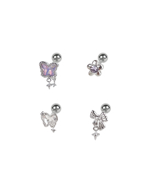 VVV（ブイブイブイ）の「[SET] オーロラバタフライリボンピアス（ピアス（両耳用））」