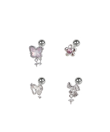 VVV（ブイブイブイ）の「[SET] オーロラバタフライリボンピアス（ピアス（両耳用））」