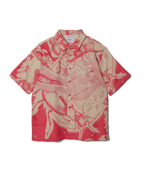 CRITIC（クリティック）の「CRITIC x INSECT BOY GRAPHIC SHIRT RED（シャツ/ブラウス・メンズ・その他・MEDIUM/LARGE/X-LARGE）」の2枚目の写真