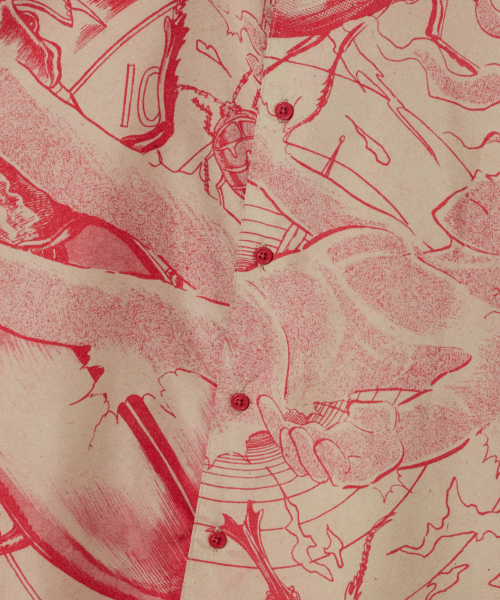 CRITIC（クリティック）の「CRITIC x INSECT BOY GRAPHIC SHIRT RED（シャツ/ブラウス・メンズ・その他・MEDIUM/LARGE/X-LARGE）」の6枚目の写真