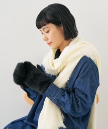 collex（コレックス）の「【福田手袋】【タッチパネル対応】ファーミトングローブ（手袋・レディース）」