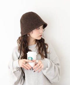 セール】AWESOME NEEDS SUGARLOAF HAT_BROWN（ニットキャップ/ビーニー